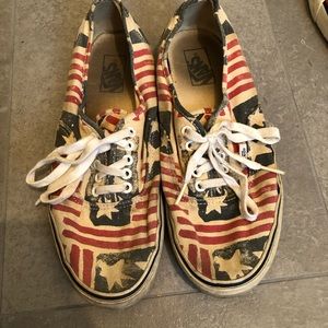 American flag vans